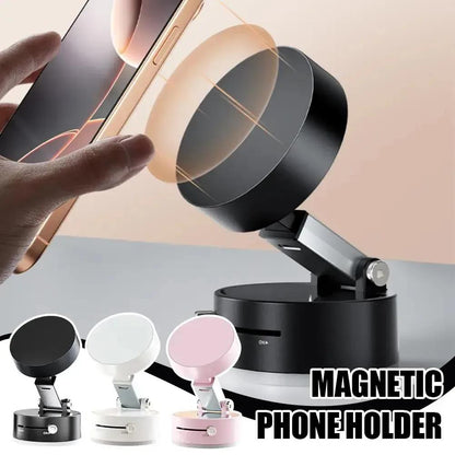 🔥 Buy 1 Get 1 Free – 360° Rotating Magnetic Car Phone Holder | Strong Suction Cup Mount