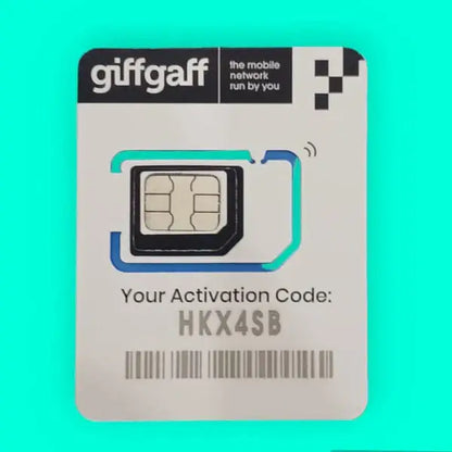 Giffgaff UK SIM Card – 20GB 🇬🇧📱